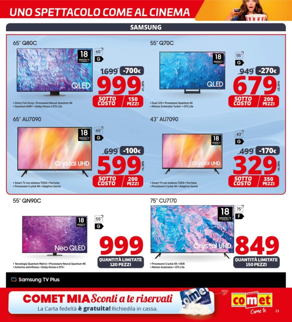 volantino sottocosto Comet 23 maggio 2024 pagina 23
