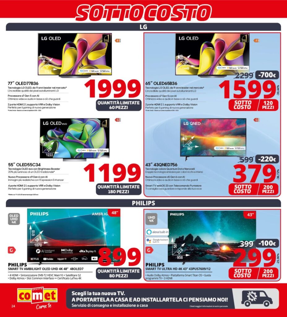 volantino sottocosto Comet 23 maggio 2024 pagina 24