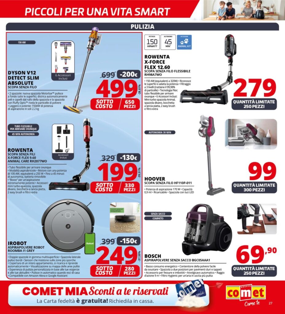 volantino sottocosto Comet 23 maggio 2024 pagina 27