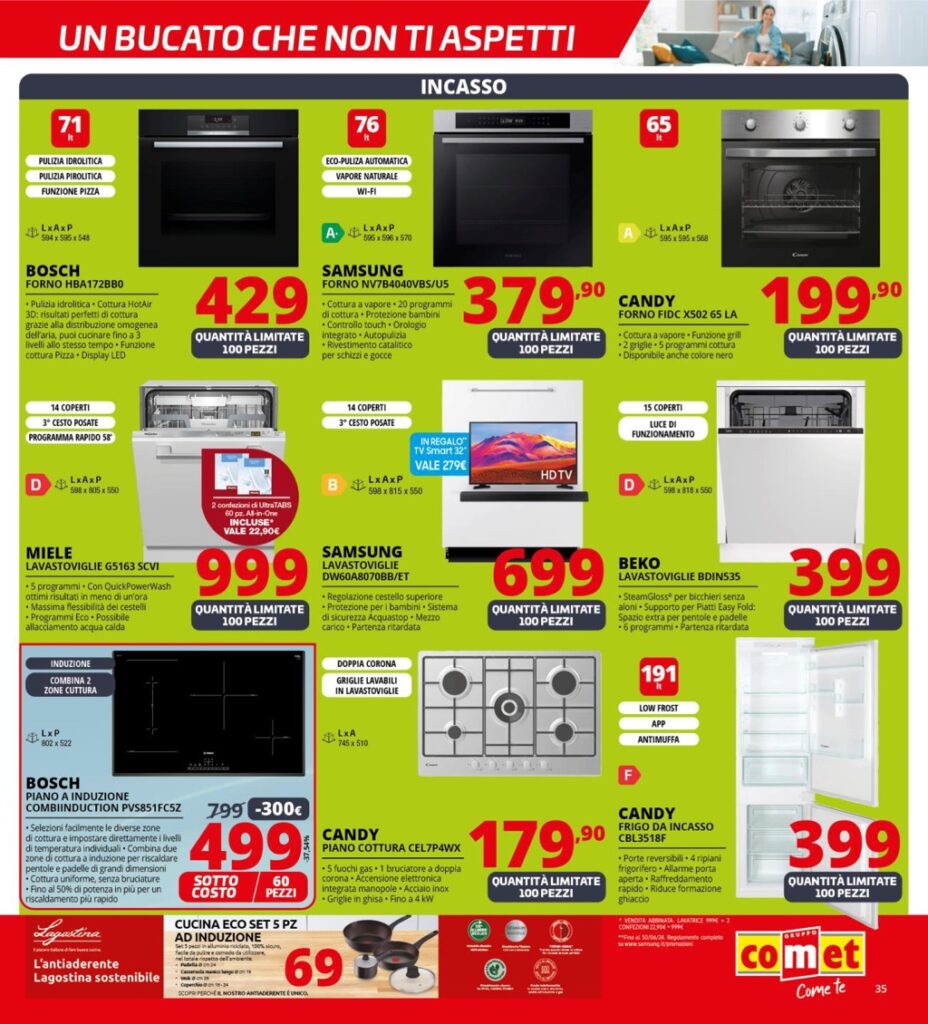 volantino sottocosto Comet 23 maggio 2024 pagina 35