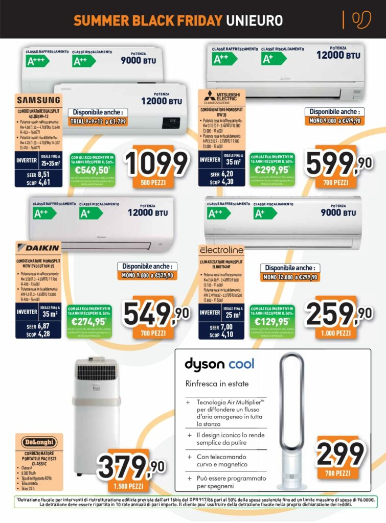 volantino Black Friday Unieuro 13 giugno 2024 pagina 19