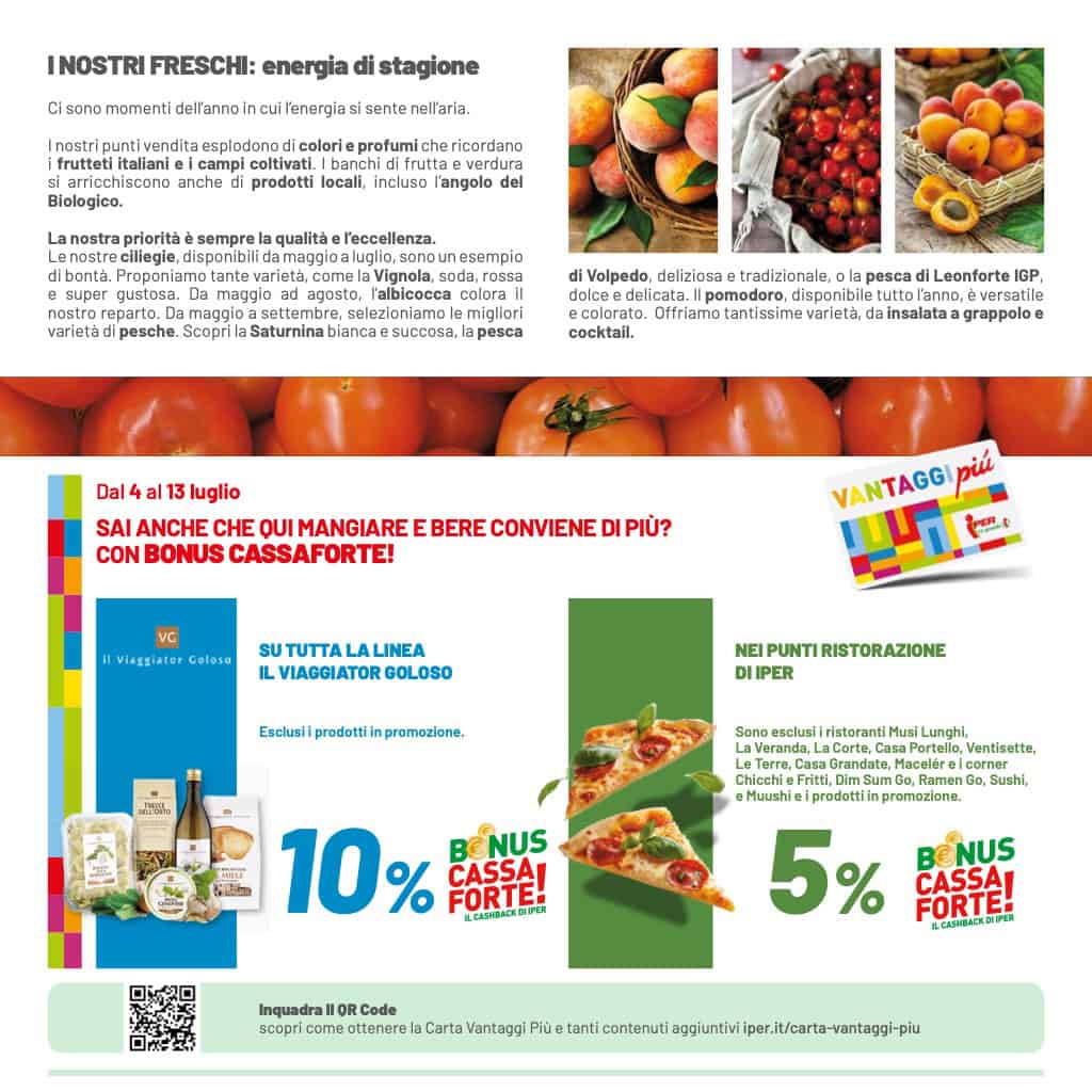 volantino Iper 4 luglio 2024 pagina 19