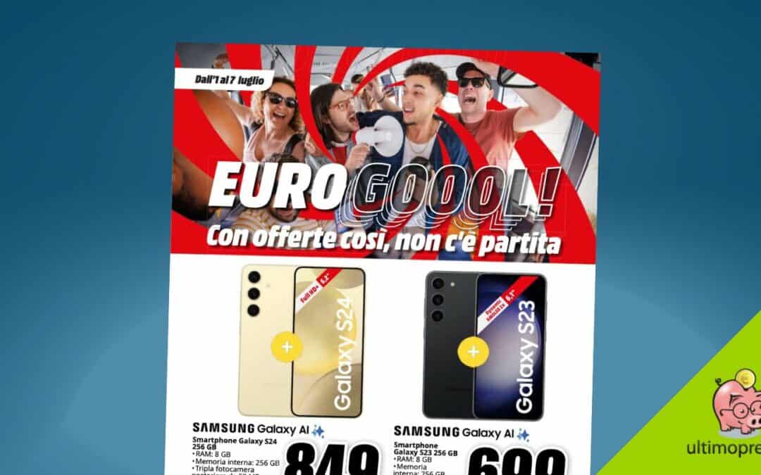 È ancora Euro 2024 nel volantino MediaWorld 1-7 luglio (ma le offerte sono uscite agli Ottavi)