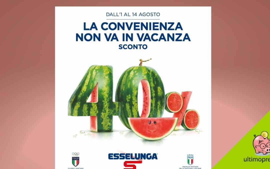 Volantino Esselunga, ecco le offerte di inizio agosto 2024