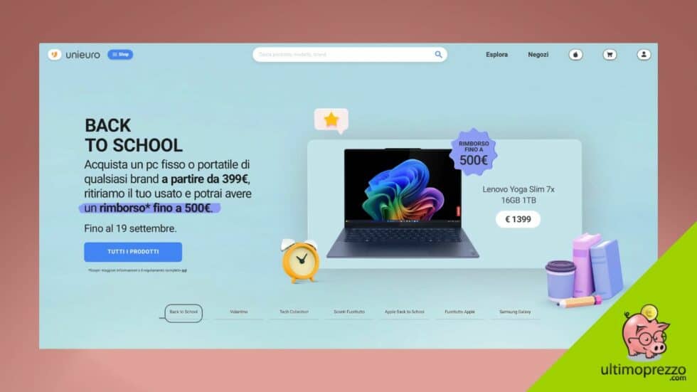 back to school unieuro 2024