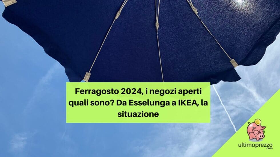negozi aperti ferragosto 2024