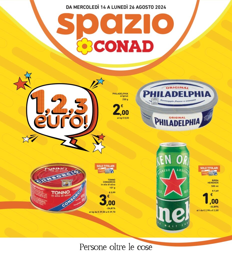 volantino Conad 14 agosto 2024 pagina 01