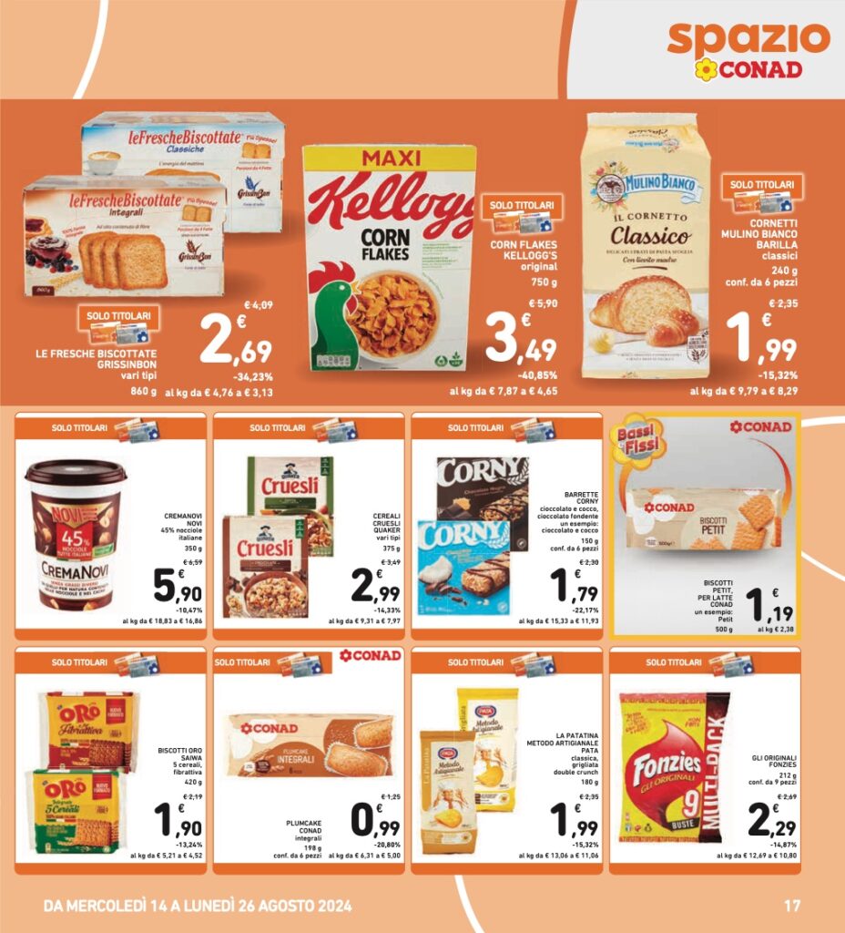 volantino Conad 14 agosto 2024 pagina 17