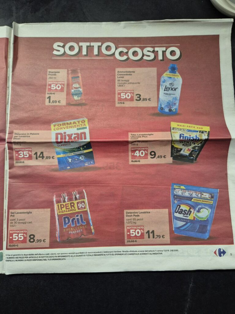 volantino Carrefour sottocosto 6 settembre 2024 pagina 05