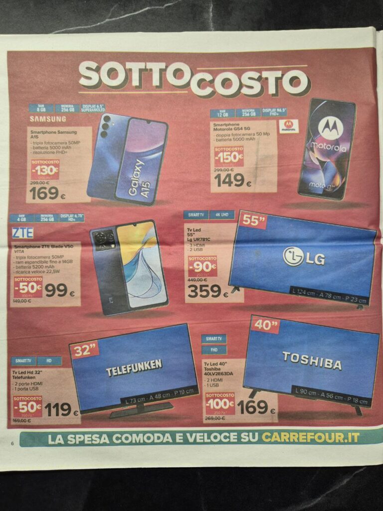 volantino Carrefour sottocosto 6 settembre 2024 pagina 06
