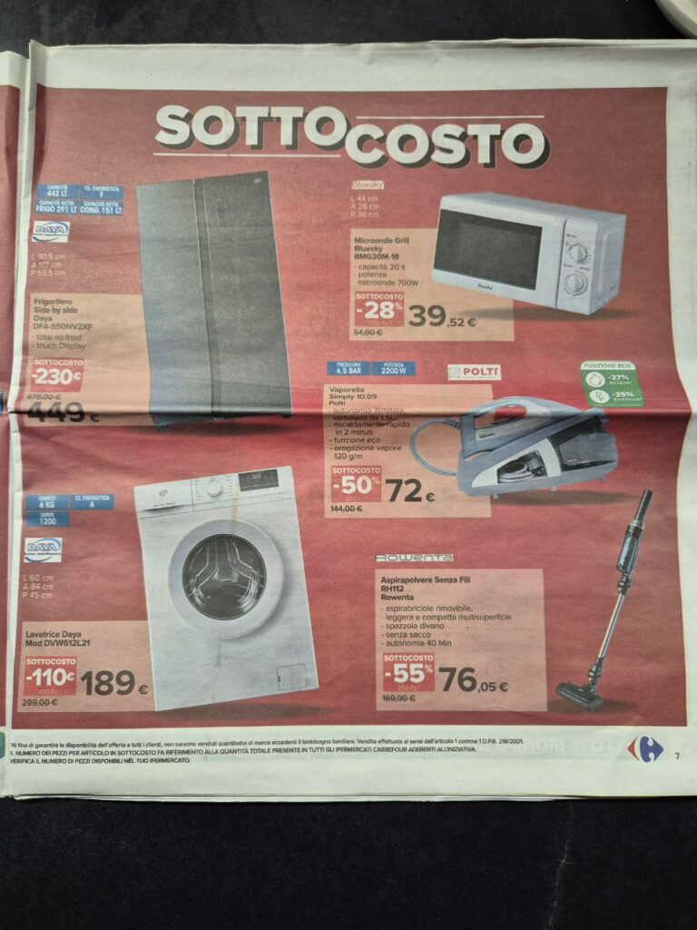 volantino Carrefour sottocosto 6 settembre 2024 pagina 07