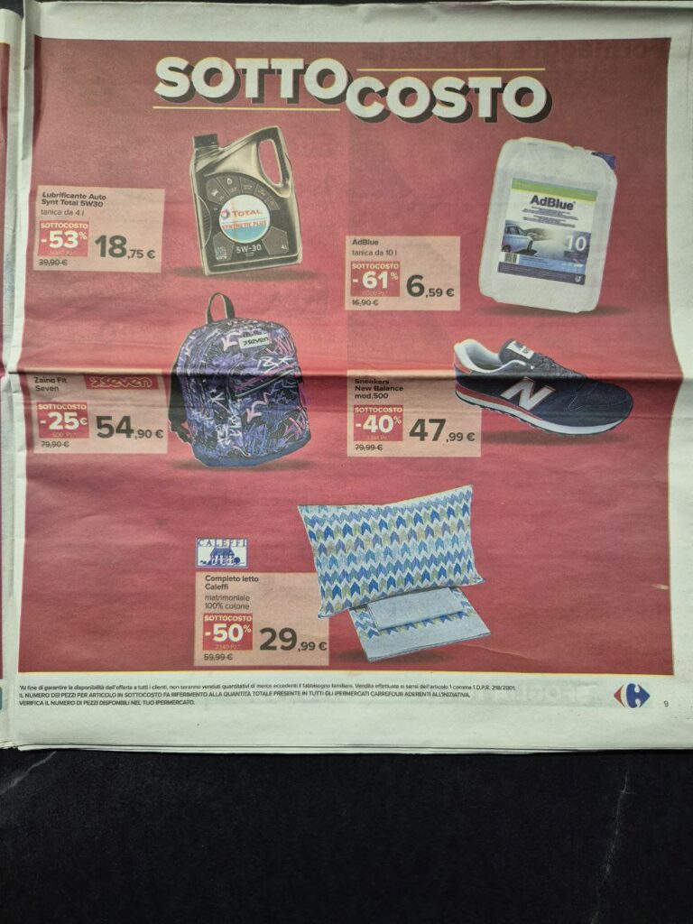 volantino Carrefour sottocosto 6 settembre 2024 pagina 09