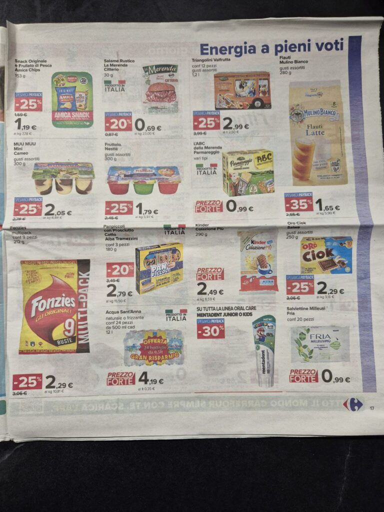volantino Carrefour sottocosto 6 settembre 2024 pagina 17
