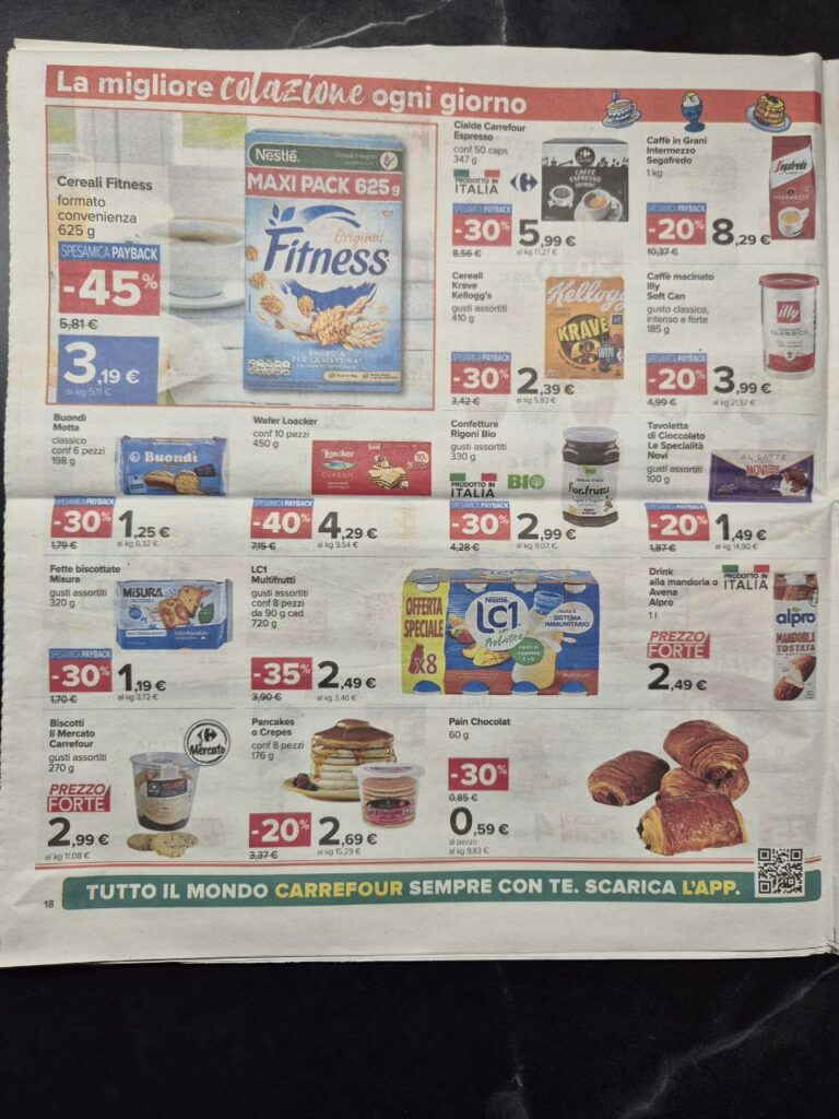 volantino Carrefour sottocosto 6 settembre 2024 pagina 18
