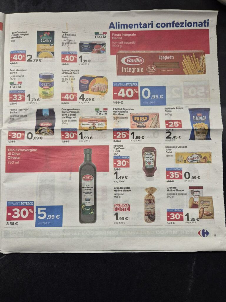 volantino Carrefour sottocosto 6 settembre 2024 pagina 20