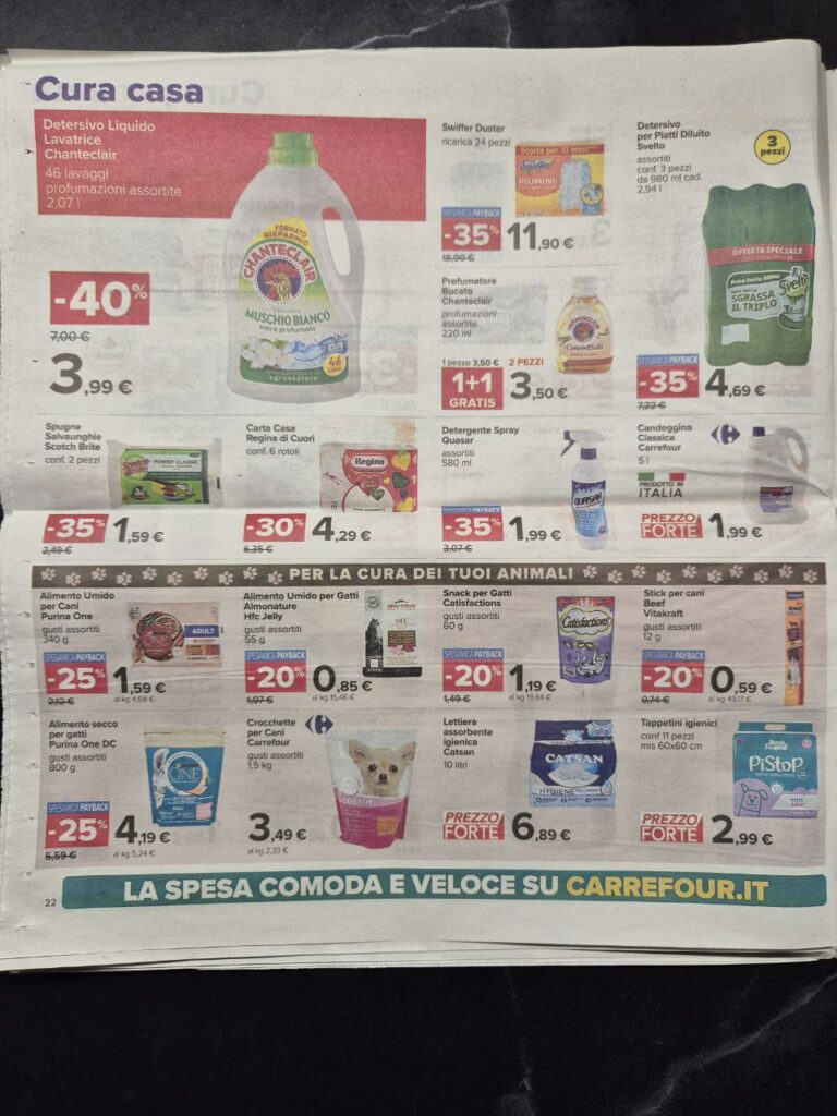 volantino Carrefour sottocosto 6 settembre 2024 pagina 22