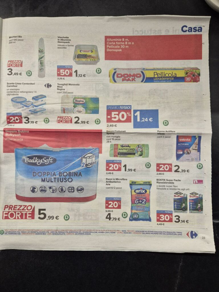 volantino Carrefour sottocosto 6 settembre 2024 pagina 24