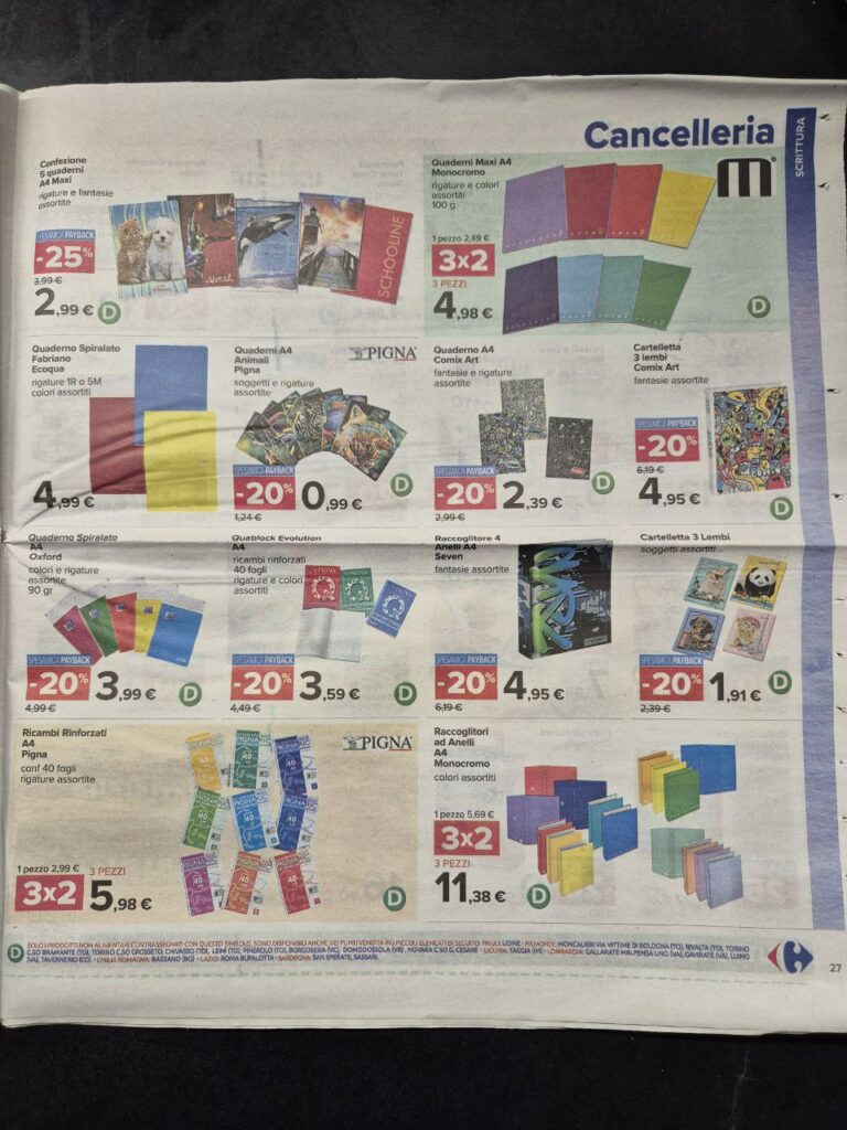 volantino Carrefour sottocosto 6 settembre 2024 pagina 28