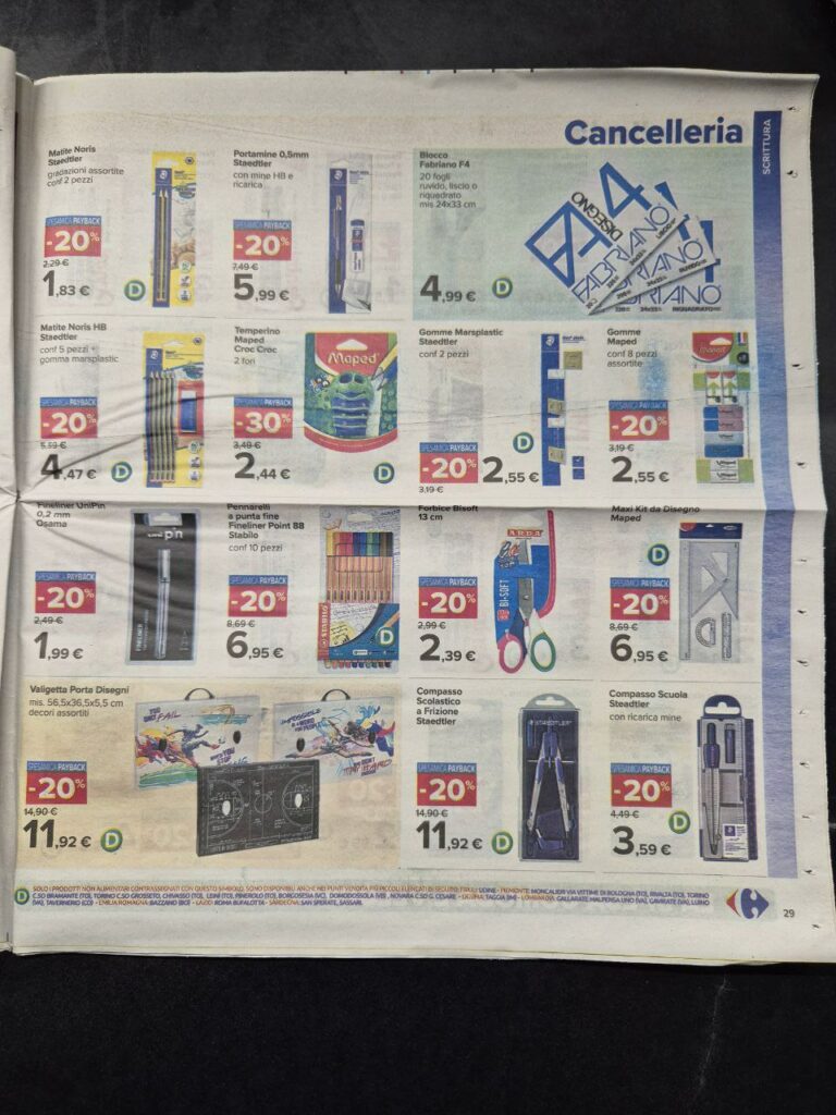volantino Carrefour sottocosto 6 settembre 2024 pagina 29