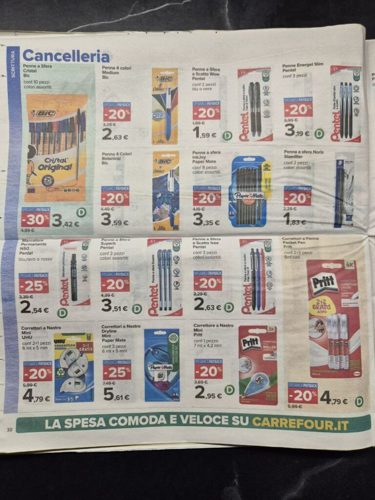 volantino Carrefour sottocosto 6 settembre 2024 pagina 30