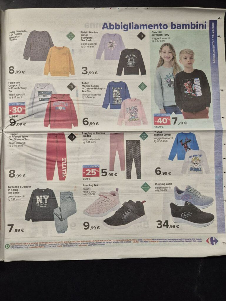 volantino Carrefour sottocosto 6 settembre 2024 pagina 34