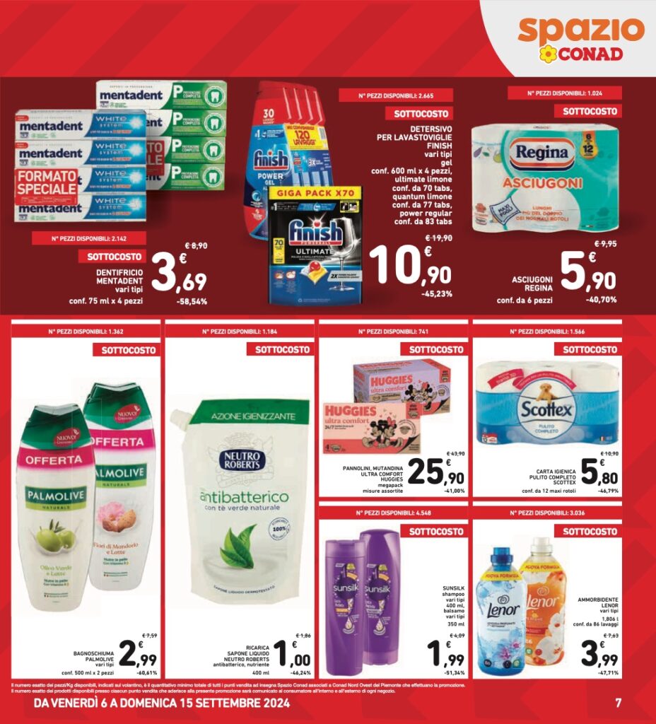 volantino Conad 6 settembre 2024 sottocosto pagina 07