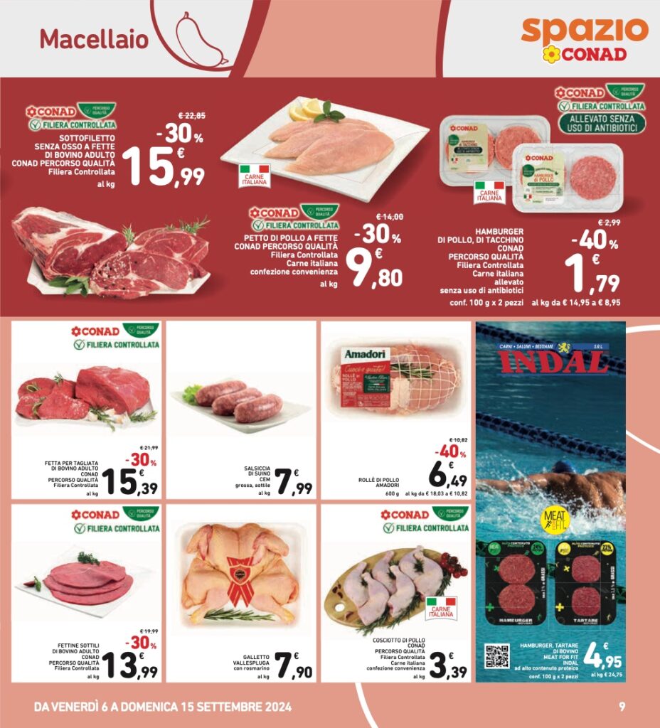 volantino Conad 6 settembre 2024 sottocosto pagina 09