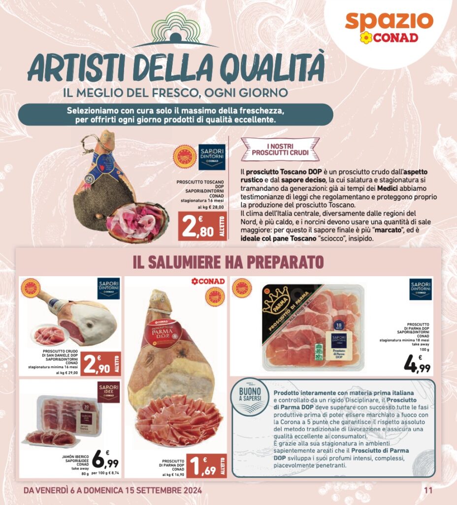 volantino Conad 6 settembre 2024 sottocosto pagina 11