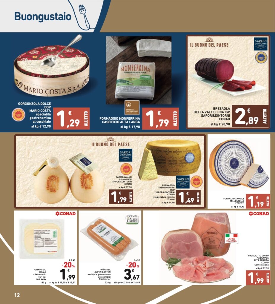 volantino Conad 6 settembre 2024 sottocosto pagina 12