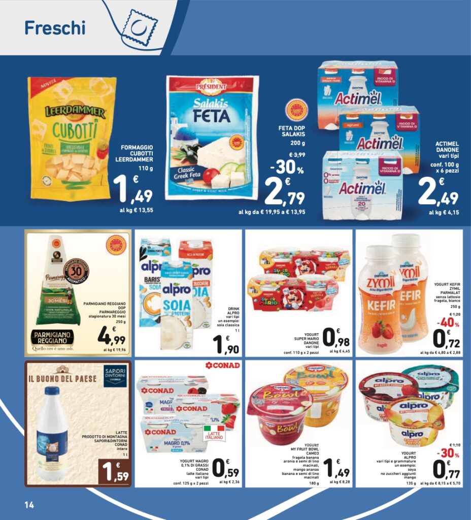 volantino Conad 6 settembre 2024 sottocosto pagina 14