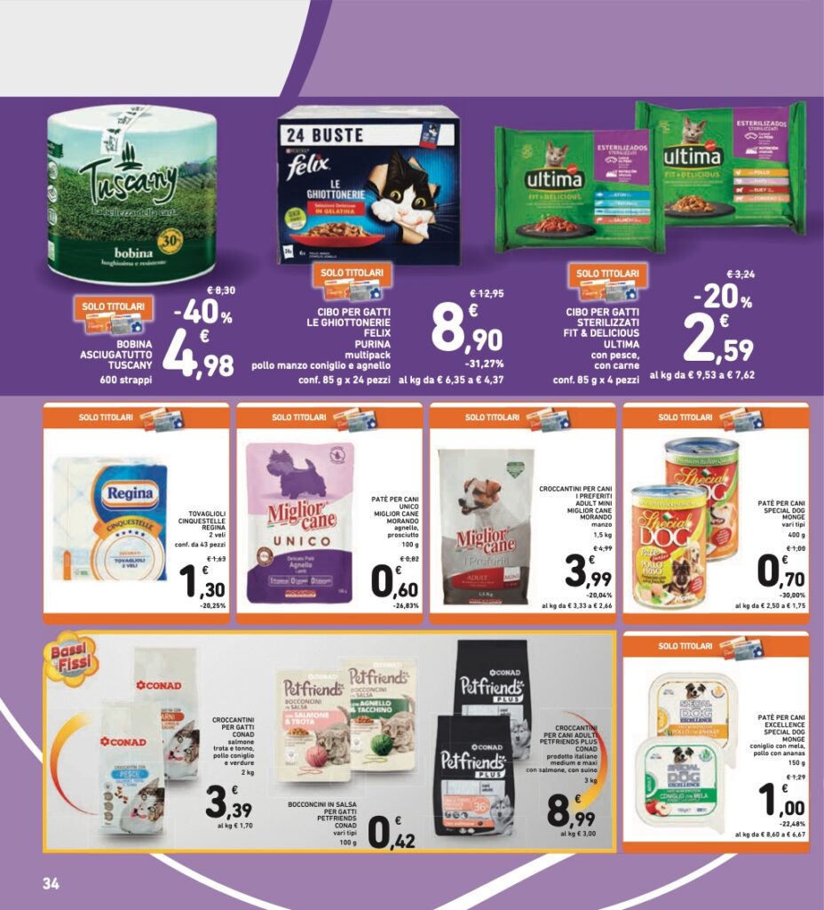 volantino Conad 6 settembre 2024 sottocosto pagina 34