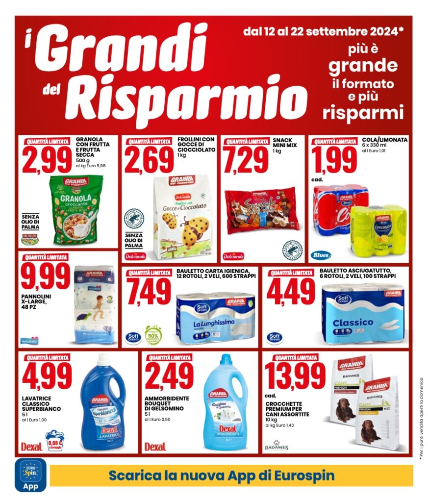 volantino Eurospin 12 settembre 2024 pagina 04
