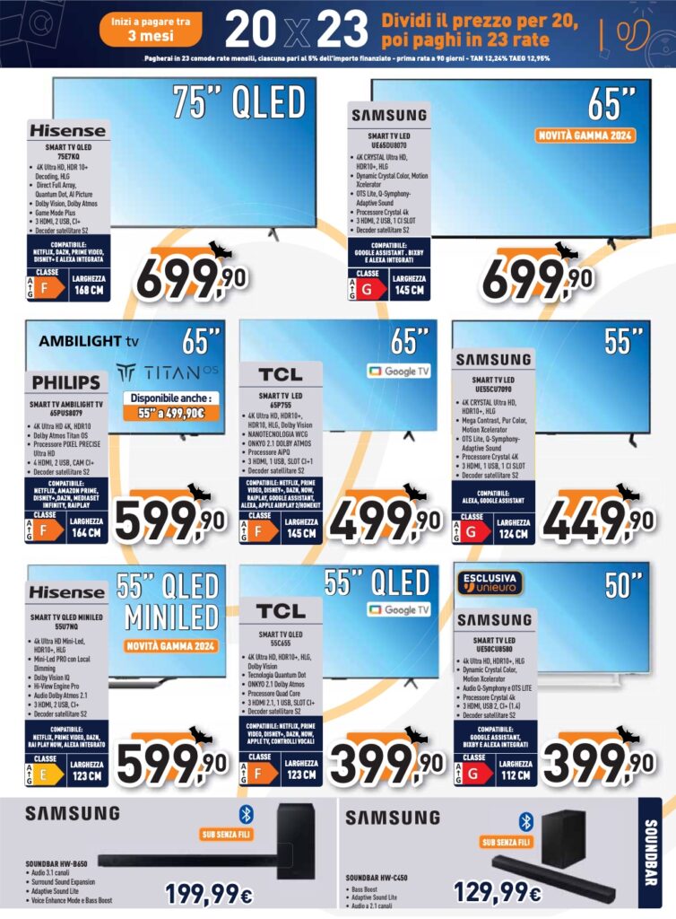 Volantino Unieuro 28 ottobre 2024 pagina 03