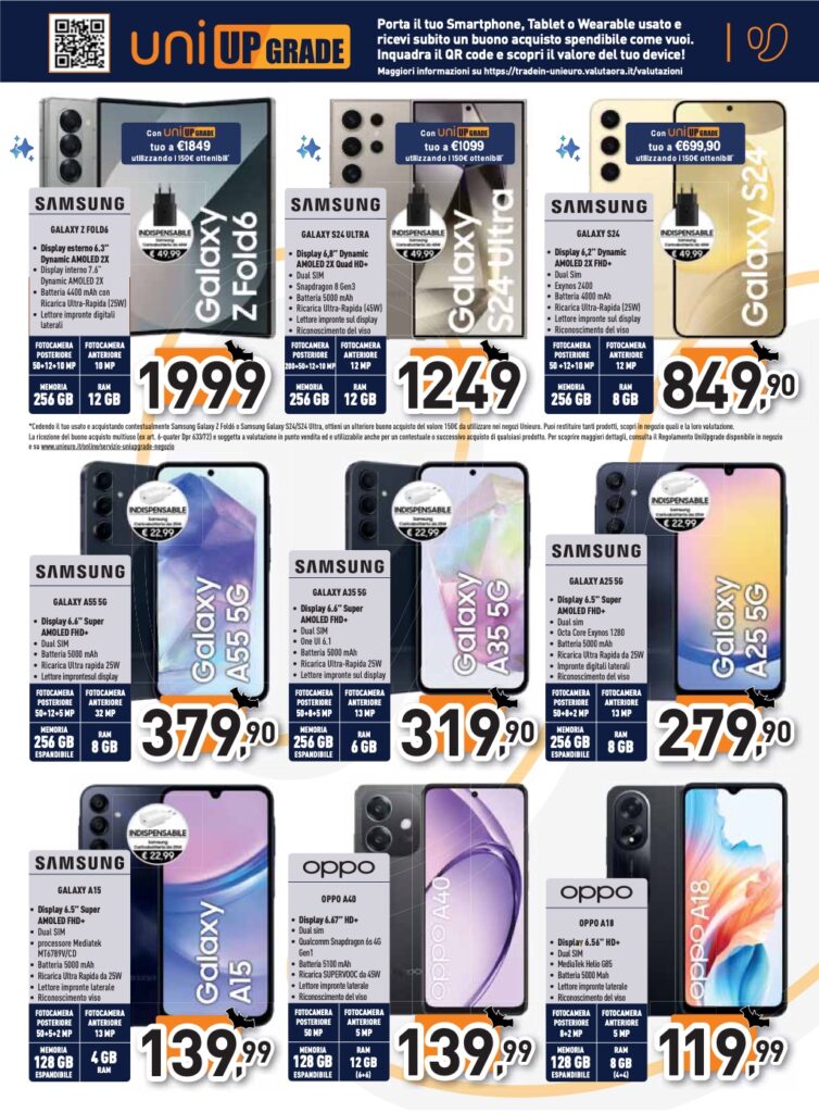 Volantino Unieuro 28 ottobre 2024 pagina 07