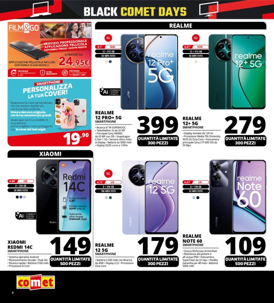 volantino Comet Black Friday 2024 novembre 14 pagina 04