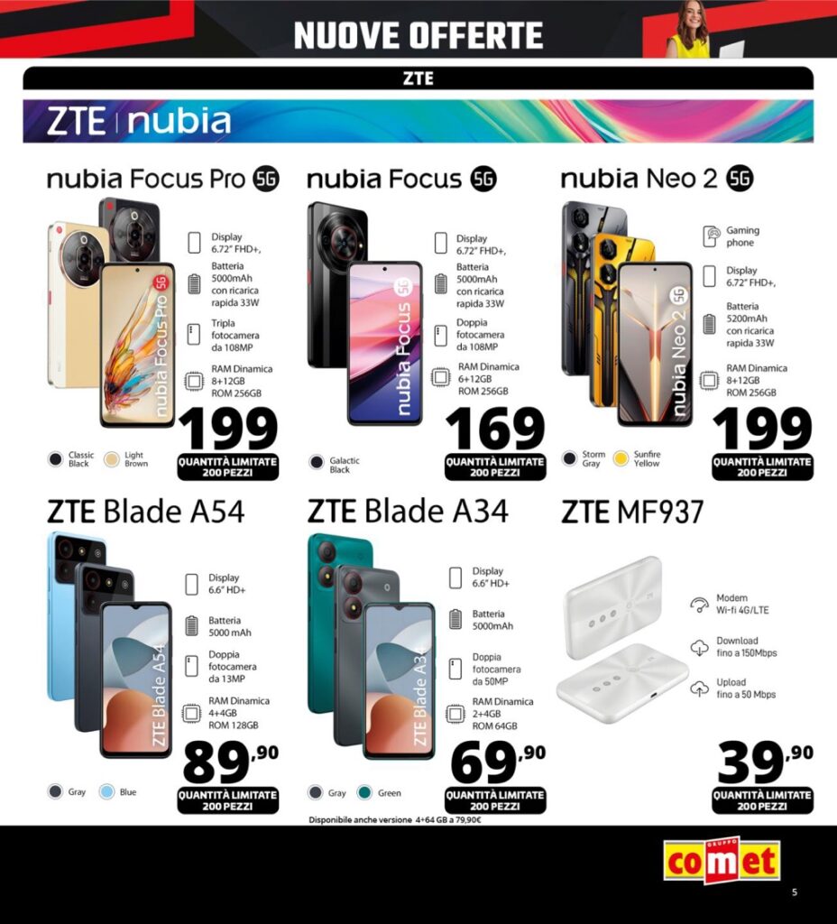 volantino Comet Black Friday 2024 novembre 14 pagina 05