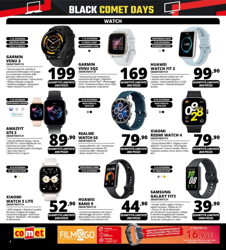 volantino Comet Black Friday 2024 novembre 14 pagina 06