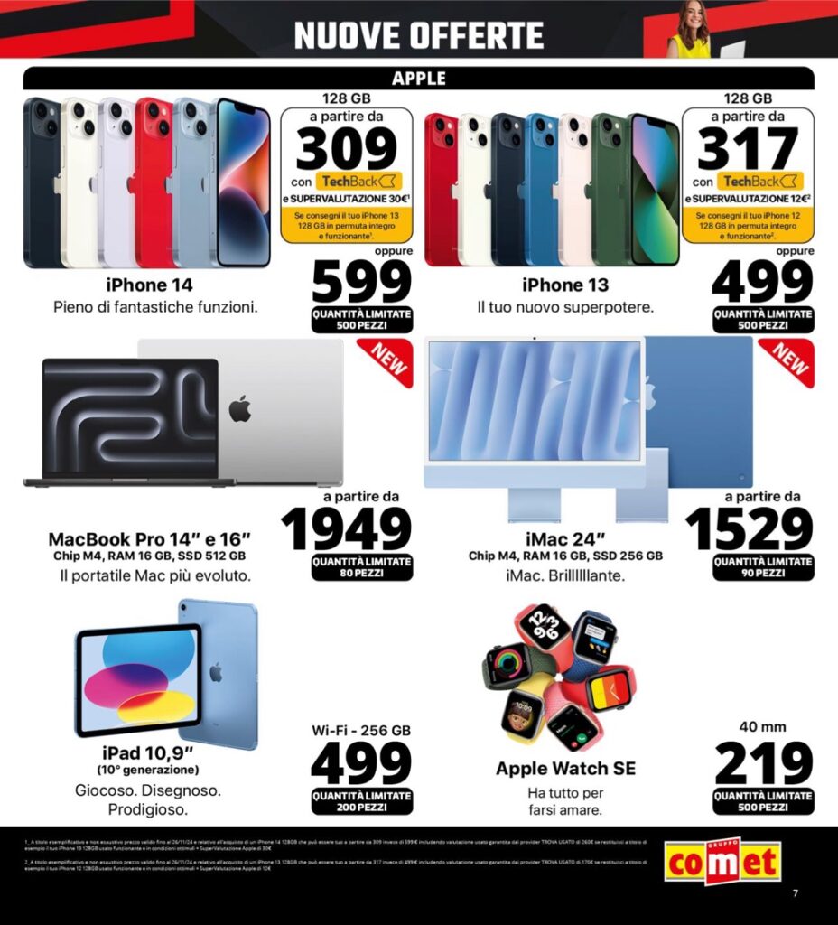 volantino Comet Black Friday 2024 novembre 14 pagina 07