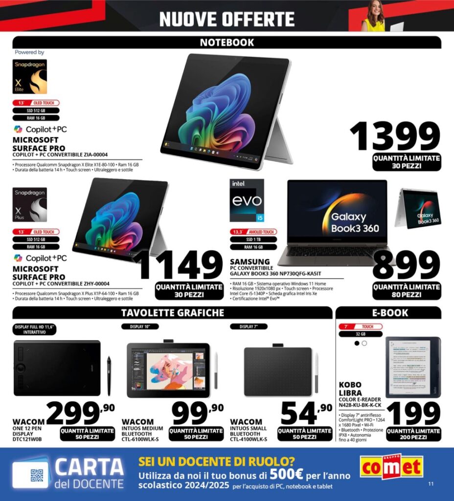 volantino Comet Black Friday 2024 novembre 14 pagina 11