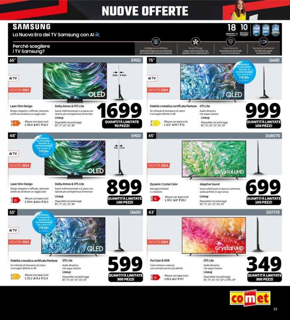 volantino Comet Black Friday 2024 novembre 14 pagina 23