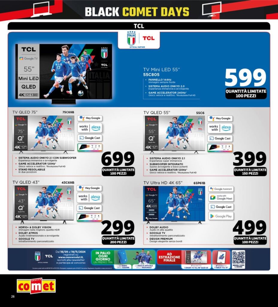 volantino Comet Black Friday 2024 novembre 14 pagina 26