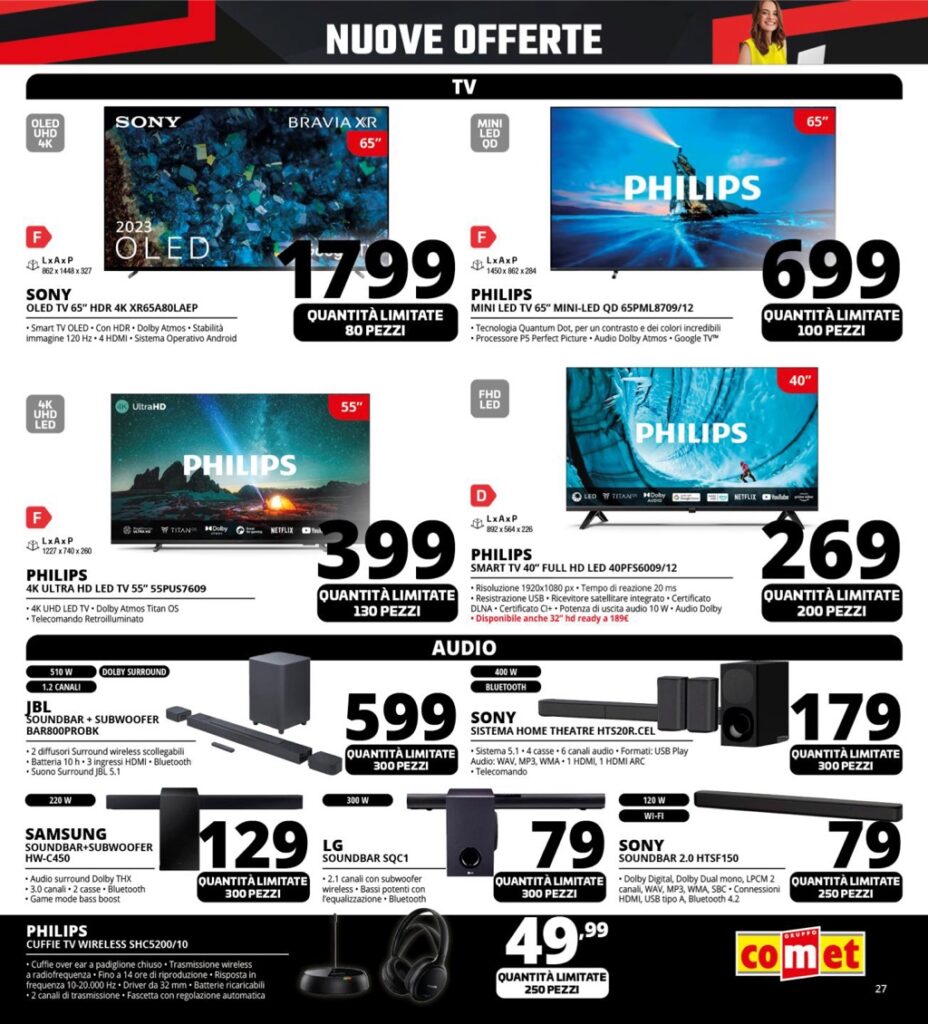 volantino Comet Black Friday 2024 novembre 14 pagina 27