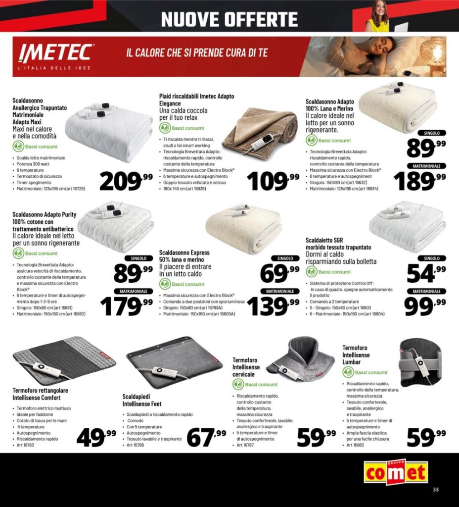 volantino Comet Black Friday 2024 novembre 14 pagina 33