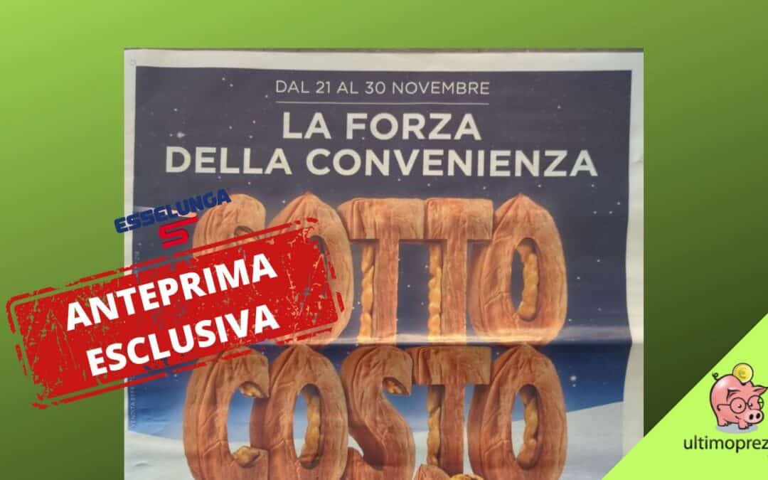 Volantino Esselunga: dal 21 novembre 2024 è sottocosto di Natale, ecco le offerte in anteprima!