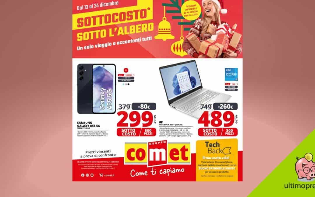 Volantino Comet 13-22 dicembre 2024, l’ultimo sottocosto di Natale è il primo per convenienza: scopriamolo!