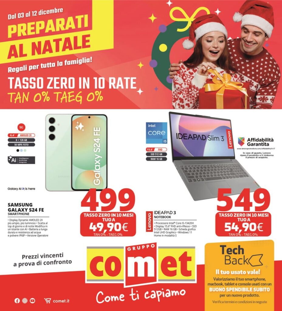 volantino Comet 3 dicembre 2024 pagina 01