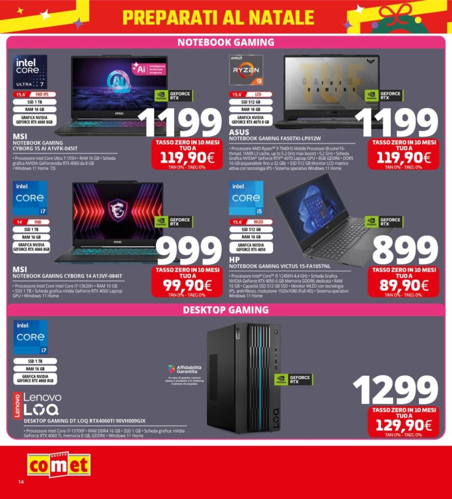 volantino Comet 3 dicembre 2024 pagina 14