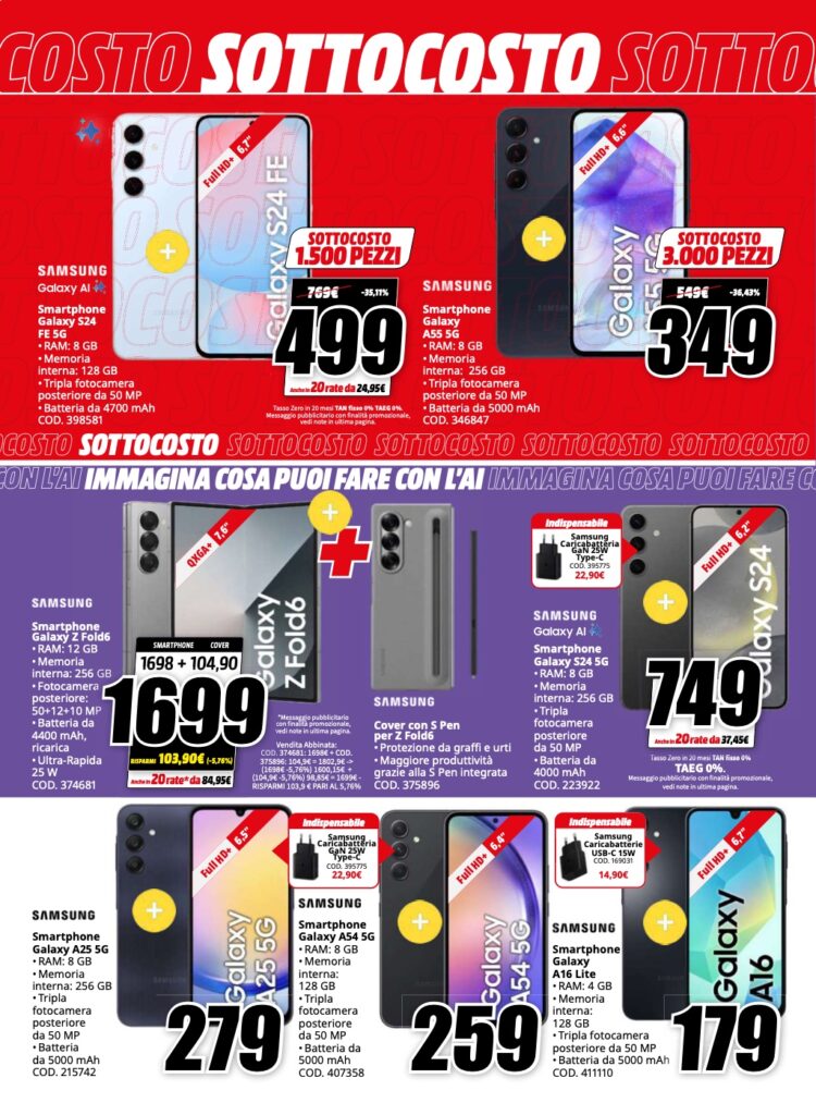 volantino sottocosto MediaWorld 6 dicembre 2024 pagina 02