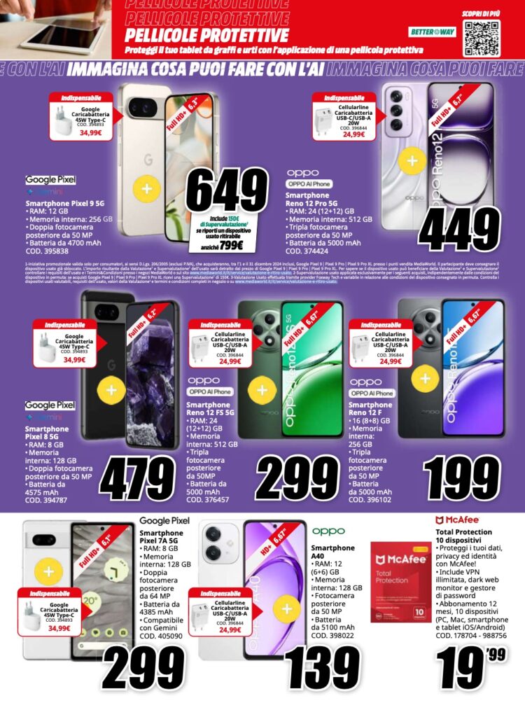 volantino sottocosto MediaWorld 6 dicembre 2024 pagina 03