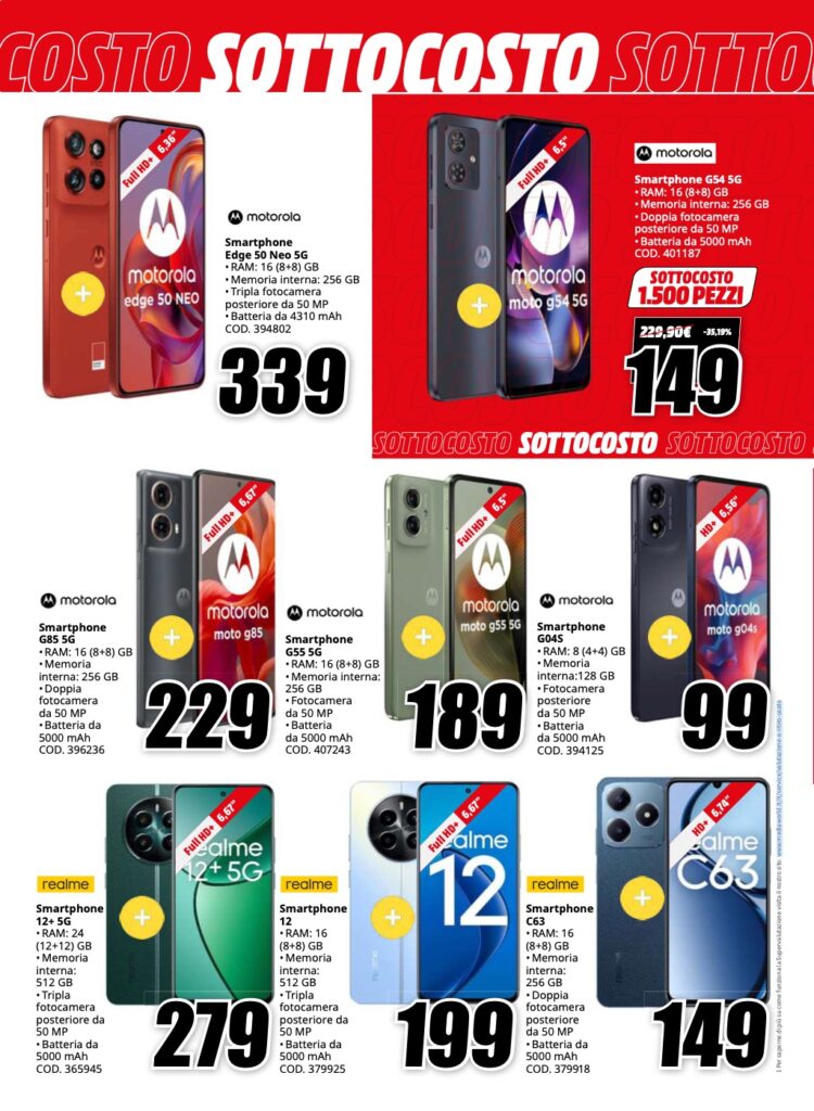 volantino sottocosto MediaWorld 6 dicembre 2024 pagina 04